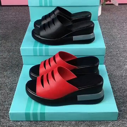 Zapatillas de suela gruesa