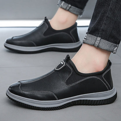 Zapatos de cuero de suela blanda