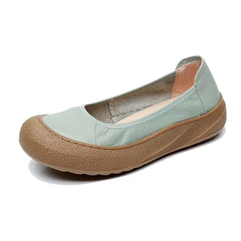 Zapatos de piel genuina con suela flexible
