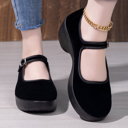 Nuevos zapatos de plataforma antideslizantes y cómodos