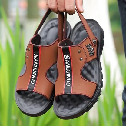 Sandalias para hombre con bloques de color