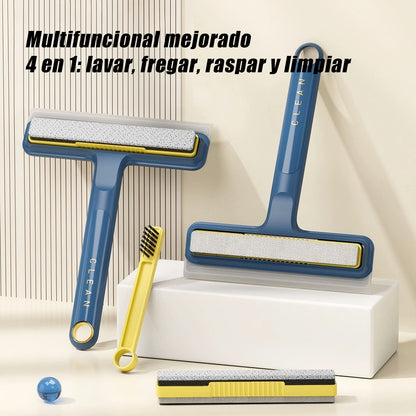 Herramienta mágica 4 en 1 para limpiar vidrios