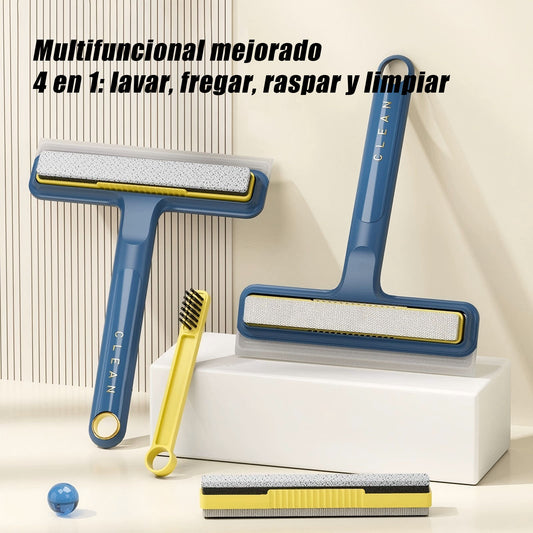 Herramienta mágica 4 en 1 para limpiar vidrios