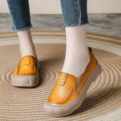 Zapatos de suela blanda 100% de cuero genuino