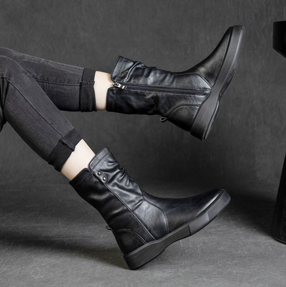 Lunasd™-Botas delgadas botas de lana de invierno a media pantorrilla