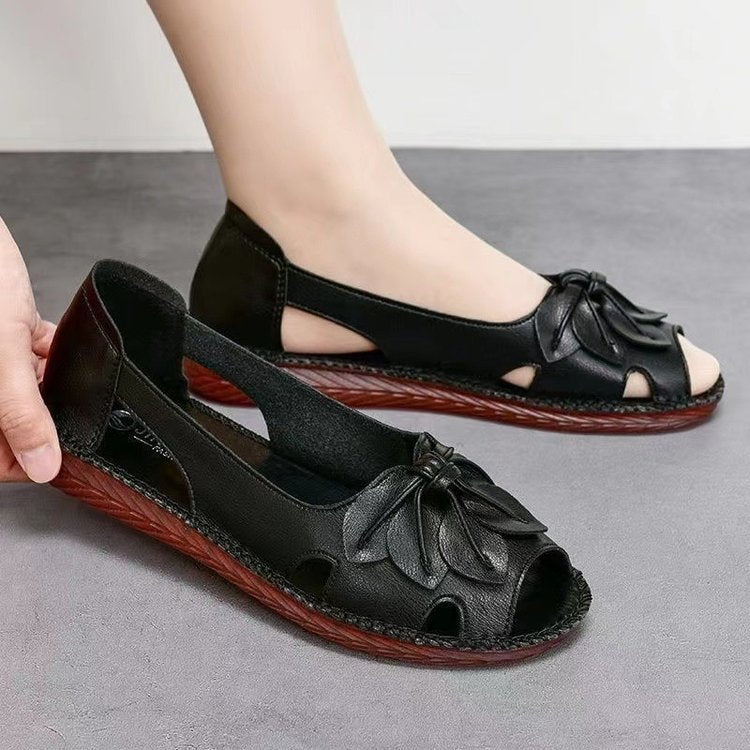 Sandalias con suela de goma