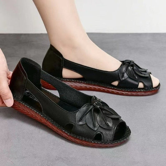 Sandalias con suela de goma