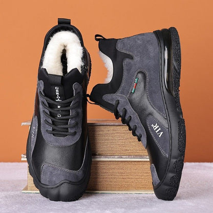 Zapatos de polar cómodos de invierno para hombre