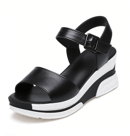 Sandalias de cuña con estilo